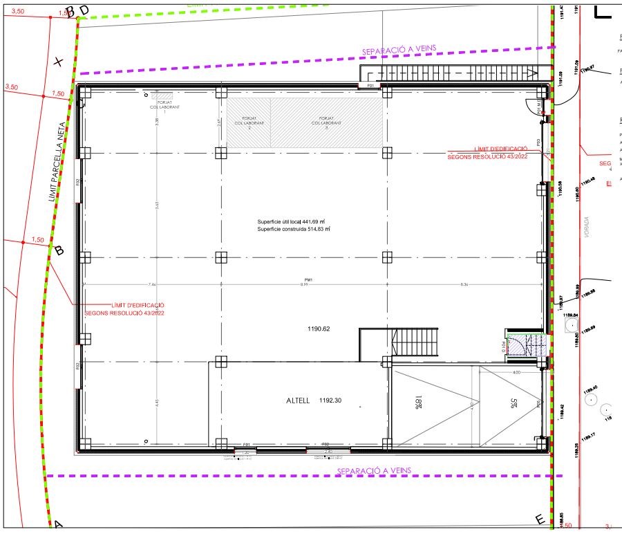 Nave Industrial en venta en Encamp, 510 metros